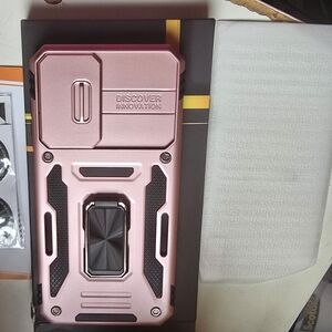Samsung A15 5G Case Pink Protective Phone Case with Stand.